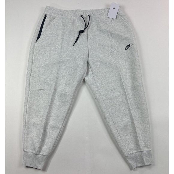 Nike Sportswear Tech Fleece Womens 2X Heather Gray Joggers Sweatpants FB8332-013 - Picture 1 of 10